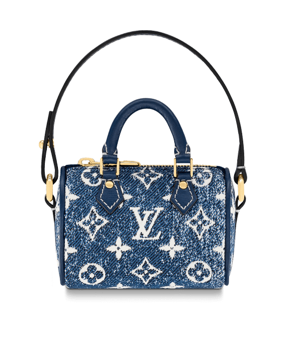 LV MICRO SPEEDY DENIM BAG CHARM AAA Replica
