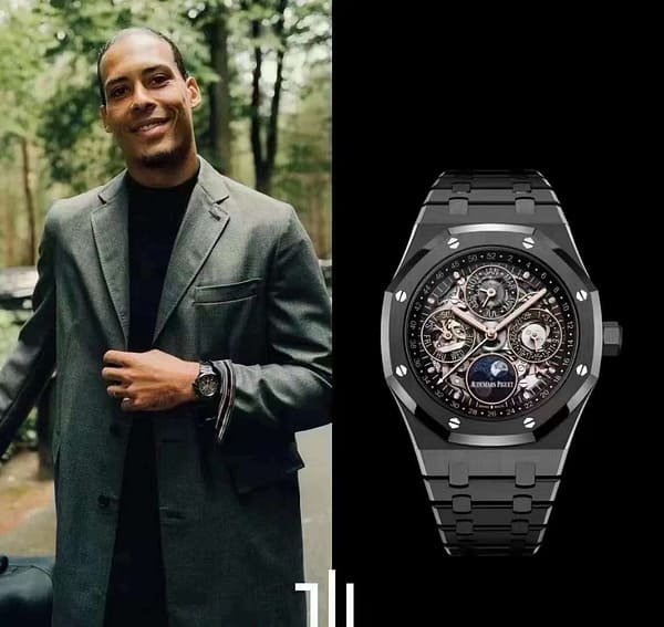 What watch does Dutch star Van Dijk wear