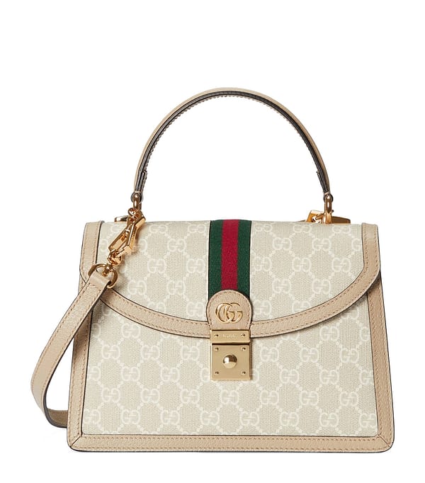 GUCCI Small Ophidia GG Top-Handle Bag